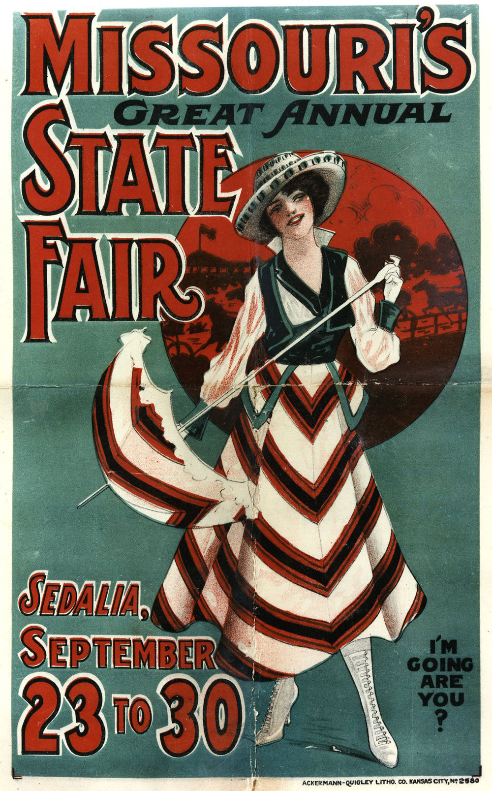 1916: State Fair poster